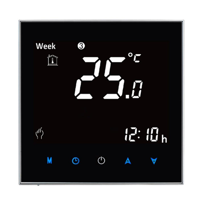Lcd Digital Heating Thermostat 3A Load Black