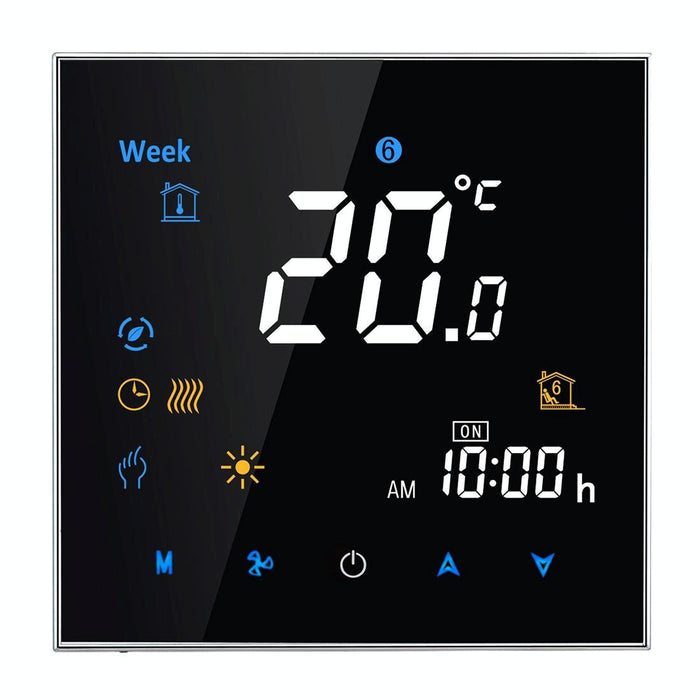 16A Lcd Digital Heating Thermostat With Sensor Time / Week / Heat Display