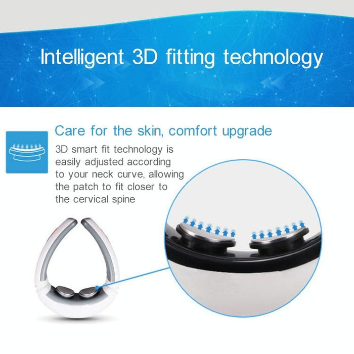 Portable Electric Neck Massager 1300 Mah Usb Charging