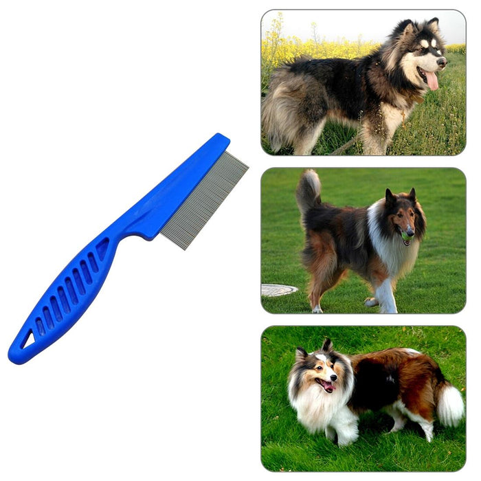 5 Piece Pet Combs For Fine Toothed Flea Removal 14Cm Length