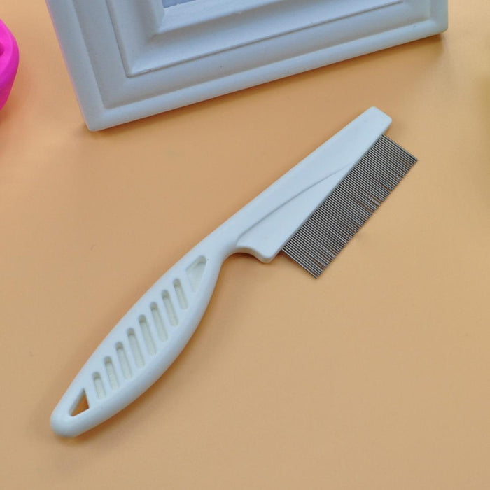 5 Piece Pet Combs For Fine Toothed Flea Removal 14Cm Length