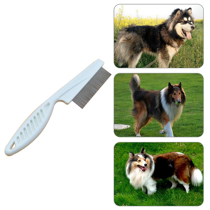 5 Piece Pet Combs For Fine Toothed Flea Removal 14Cm Length