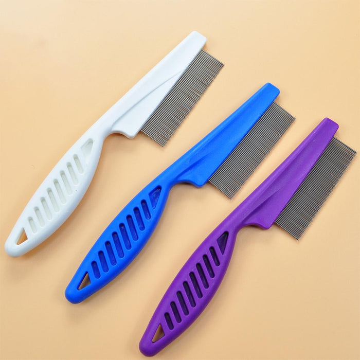 5 Piece Pet Combs For Fine Toothed Flea Removal 14Cm Length