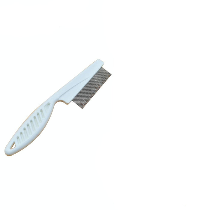 5 Piece Pet Combs For Flea Removal Fine Toothed Stainless Steel 18.5Cm