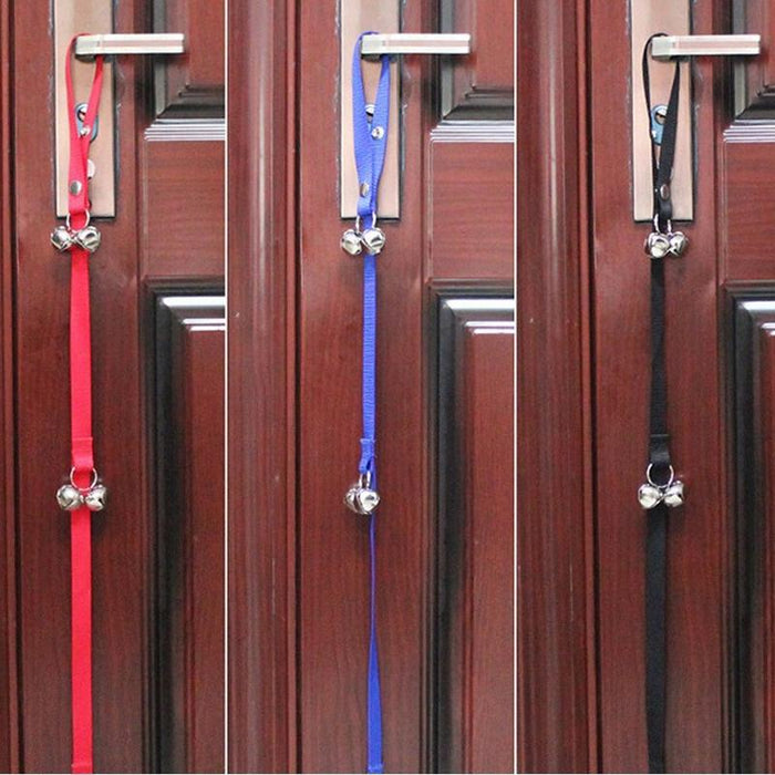 7 Bell Dog Training Bell & Leash Set