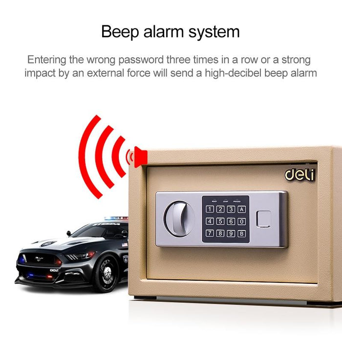 Mini Electronic Security Lock Box Office Hotel Home Safe