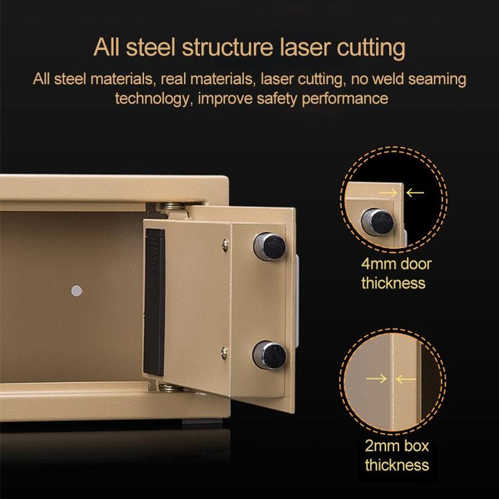 Mini Electronic Security Lock Box Office Hotel Home Safe