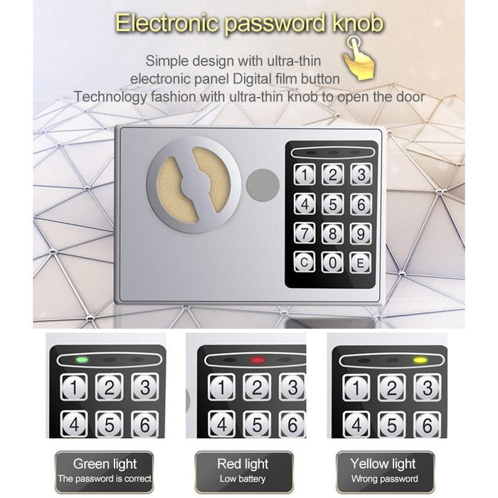 17E Wall Security Lock Box With Coin Operated Function