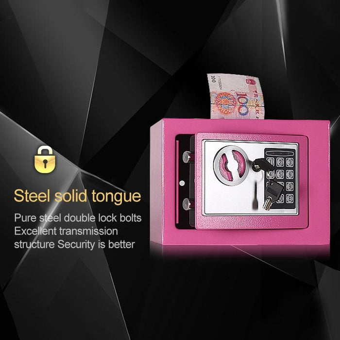 17E Wall Security Lock Box With Coin Operated Function