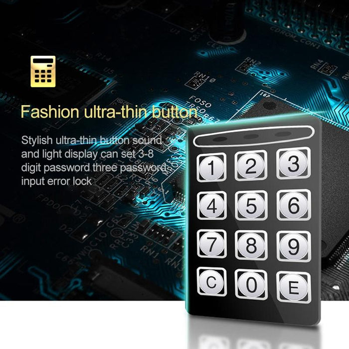 17E Wall Security Lock Box With Coin Operated Function