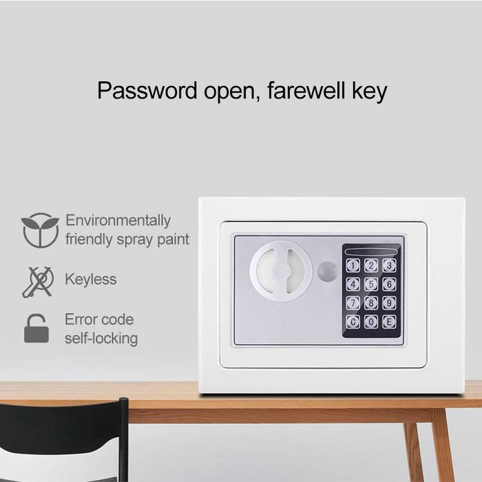 17E Wall Security Lock Box With Coin Operated Function