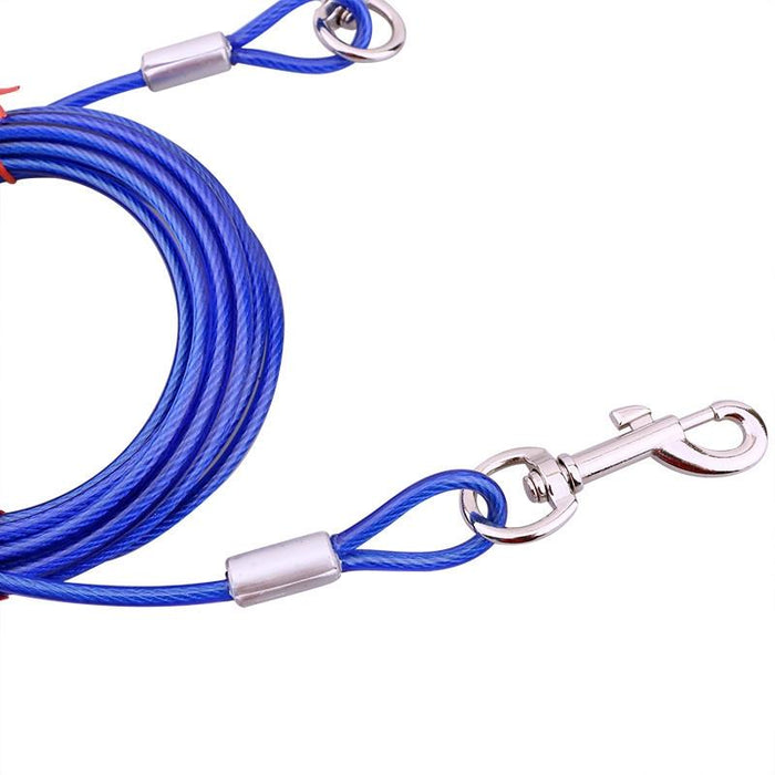 2 In 1 Pet Traction Rope With Handle 5M Length Random Colour