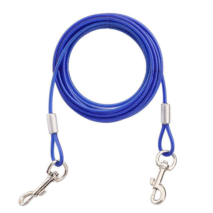 2 In 1 Pet Traction Rope With Handle 5M Length Random Colour