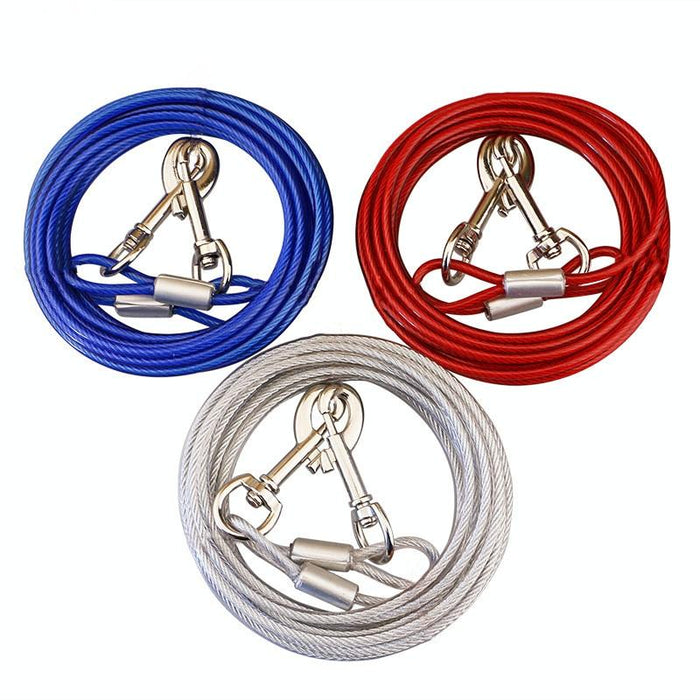 2 In 1 Pet Traction Rope With Handle 10M Length Random Colour