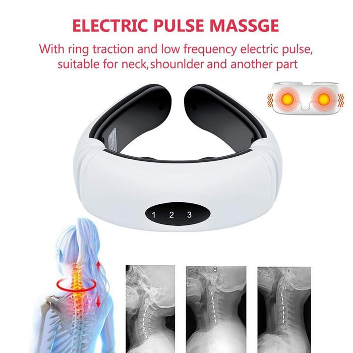 Portable Electric Neck Massager Battery Powered