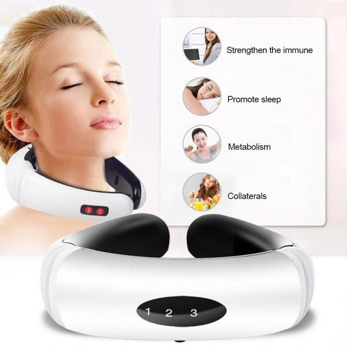 Portable Electric Neck Massager Battery Powered