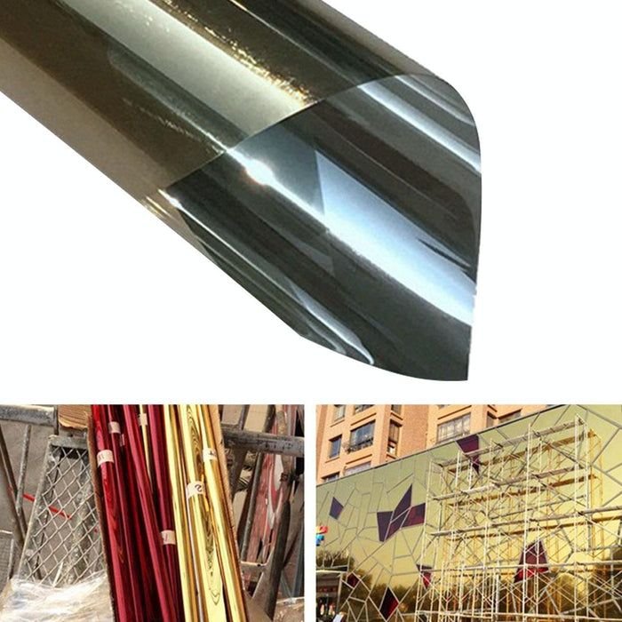 Uv Reflective One Way Privacy Decoration Glass Window Film Sticker - Width 50Cm Length 1M