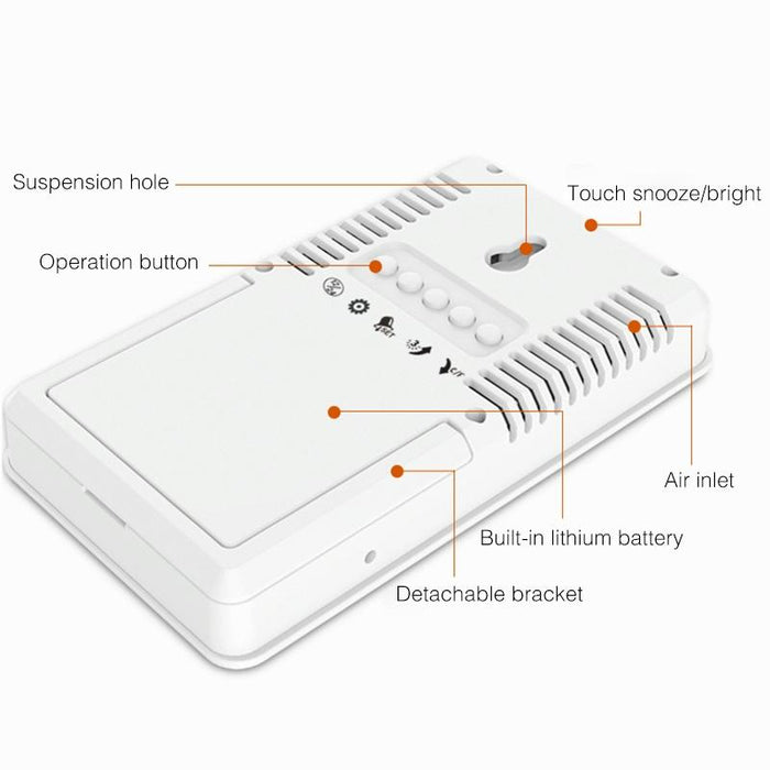 Adjustable Indoor Thermometer Hygrometer Charging Version