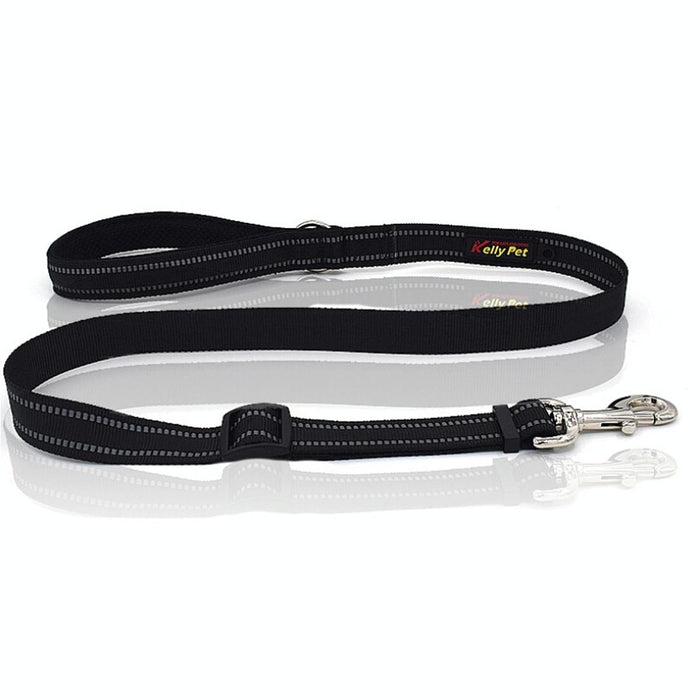 Reflective Nylon Dog Leash Size M Adjustable 2.5* 100 140Cm