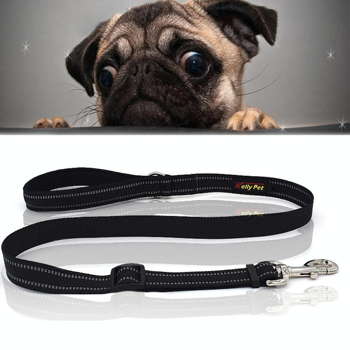 Reflective Nylon Dog Leash Size M Adjustable 2.5* 100 140Cm