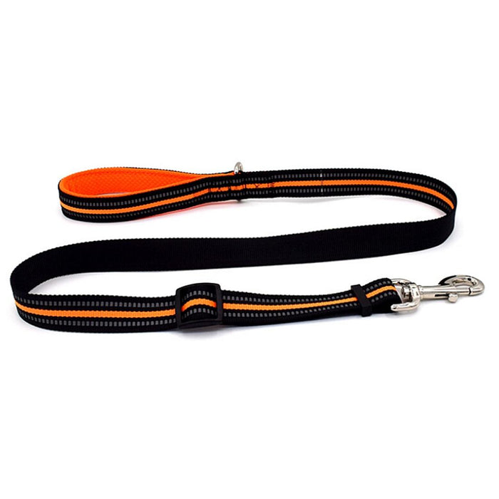 Reflective Nylon Dog Leash Size M Adjustable 2.5* 100 140Cm