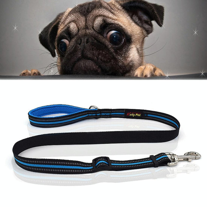 Reflective Nylon Dog Leash Size M Adjustable 2.5* 100 140Cm