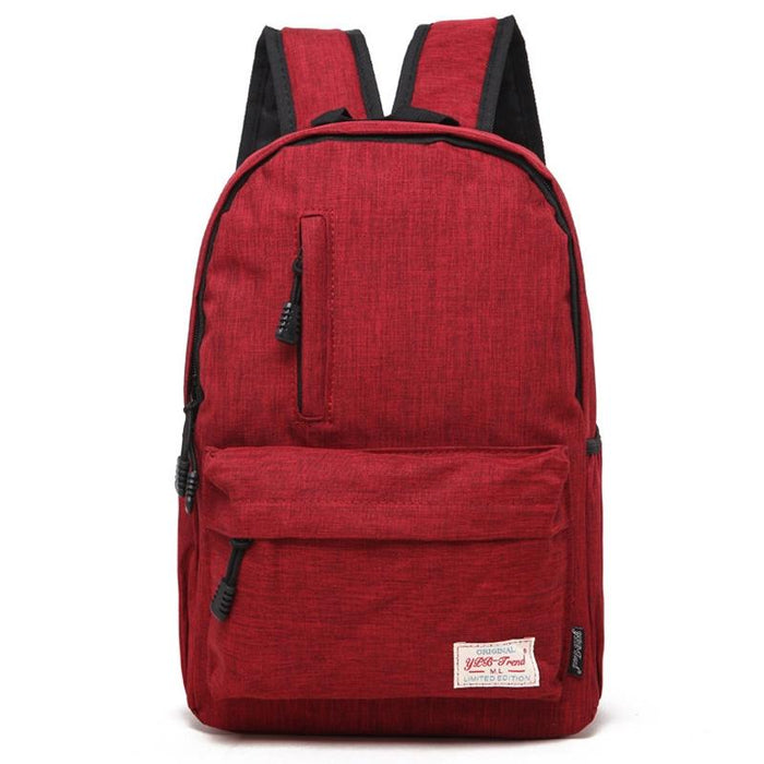 Universal Multi Function Canvas Laptop Computer Shoulders Bag Leisurely Backpack Students Bag Big