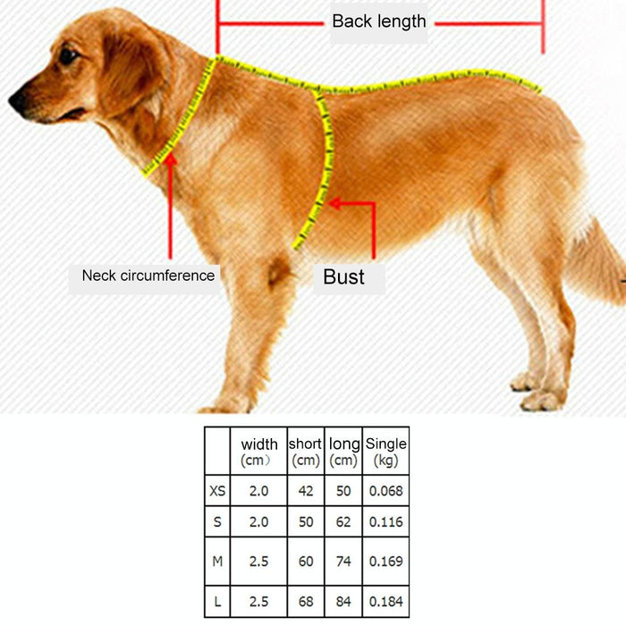 Reflective Chest Harness For Big Dogs