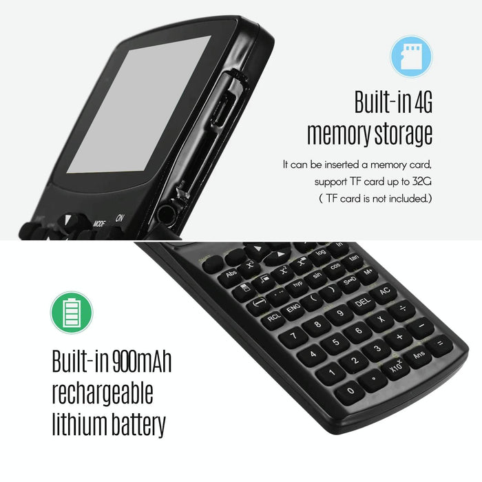 2.4 Inch Anti Peeping Scientific Calculator With Display Sound Recording Radio Music & Video