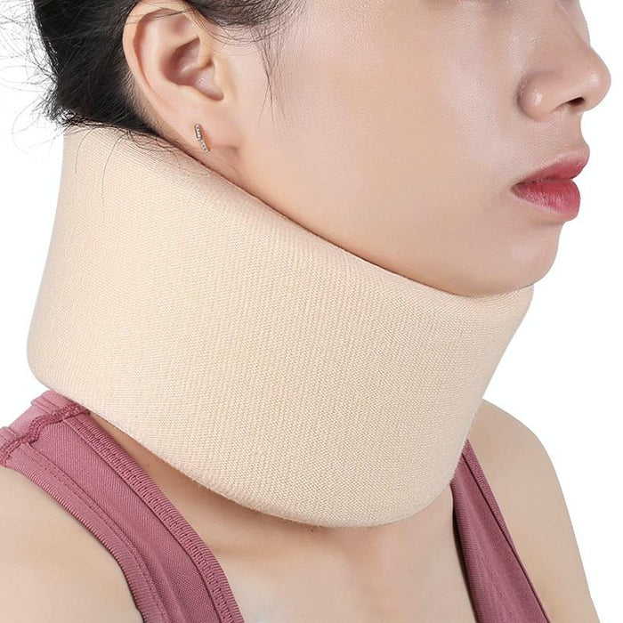 Adjustable Breathable Neck Brace Size L Flesh For Men & Women