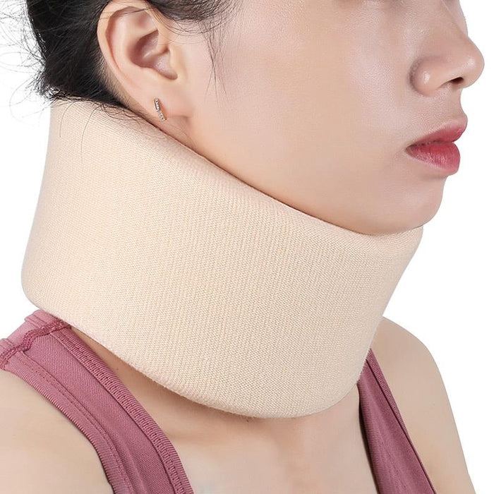 Adjustable Breathable Neck Brace Size M Flesh For Men & Women