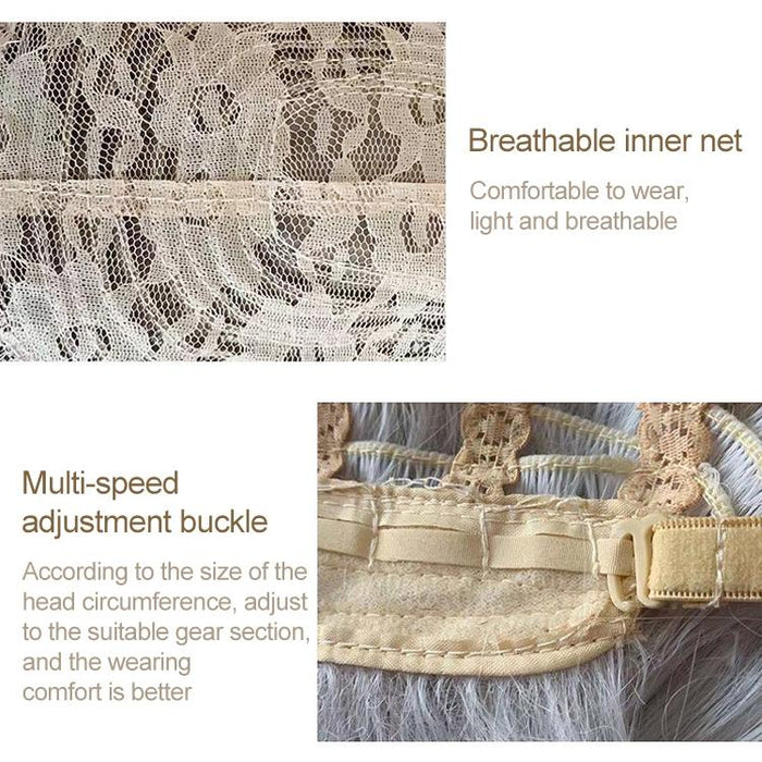 Mixed Colour Long Curly Wig For Women