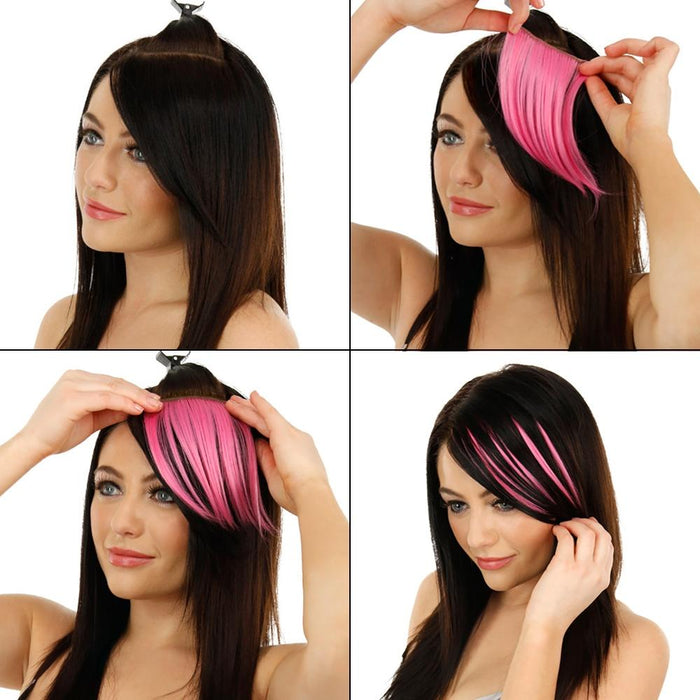 Gradient Hair Extension Invisible Bangs