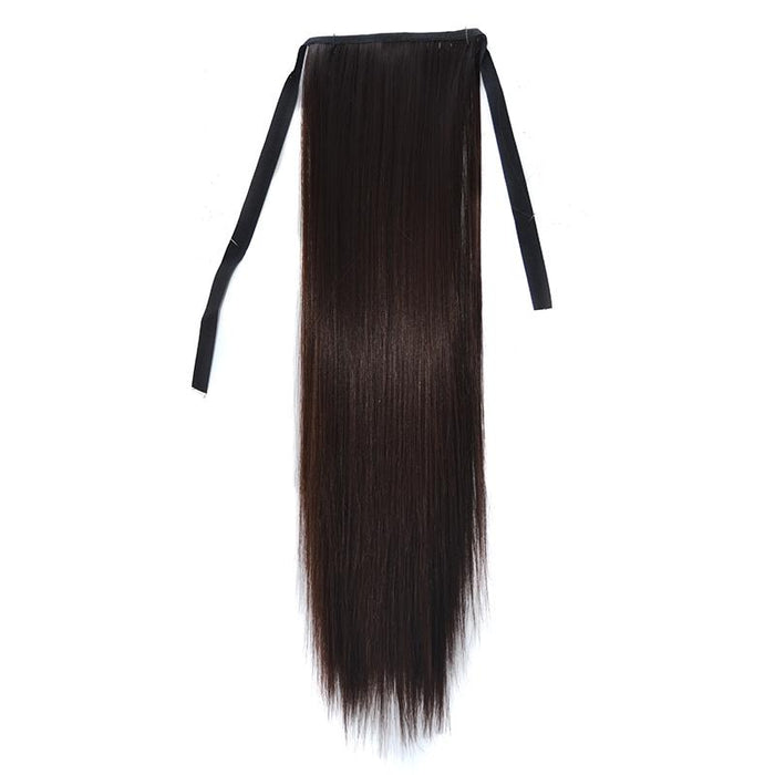 Long Straight Hair Bandage Style Wig For Women Natural Look
