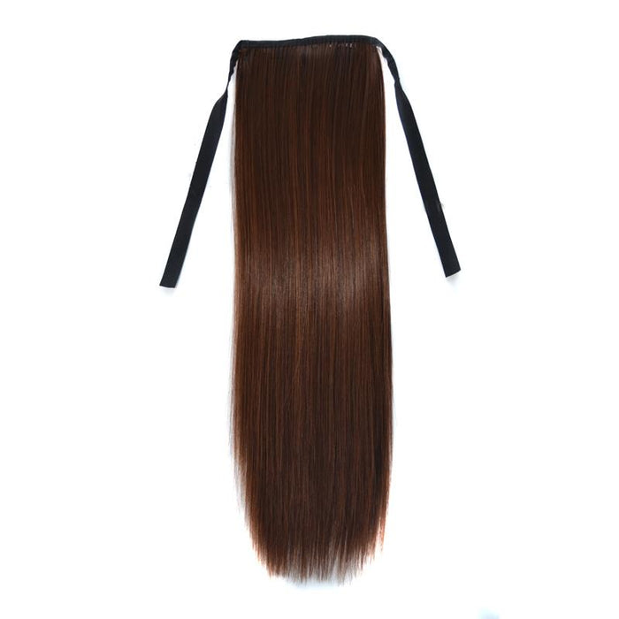 Long Straight Hair Bandage Style Wig For Women Natural Look