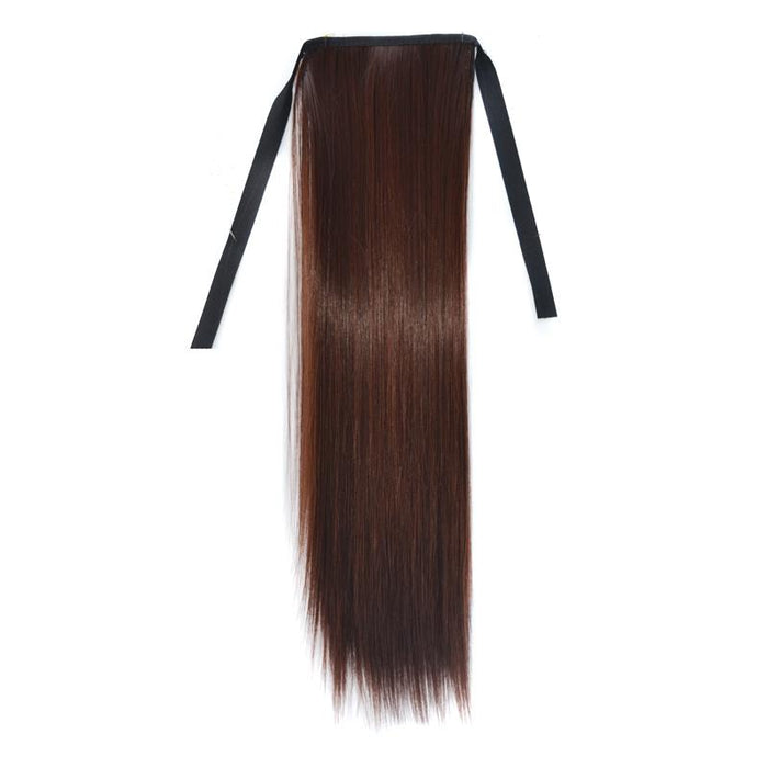 Long Straight Hair Bandage Style Wig For Women Natural Look