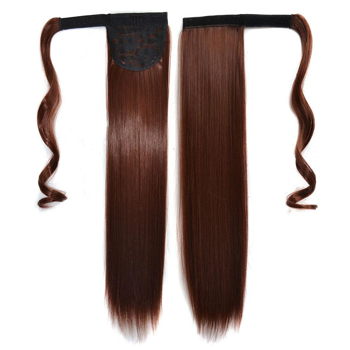 33 Invisible Bandage Wig Long Straight Ponytail