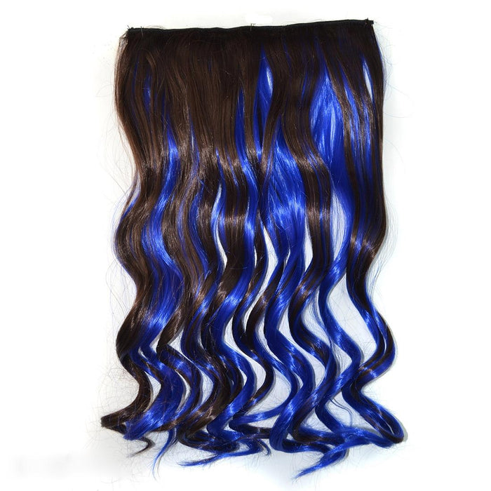 Gradient Large Wave Clip In Hair Extension Long Curls