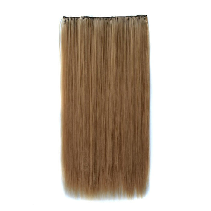 5 Clip Long Straight Wig Piece