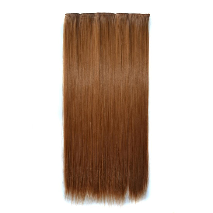 5 Clip Long Straight Wig Piece