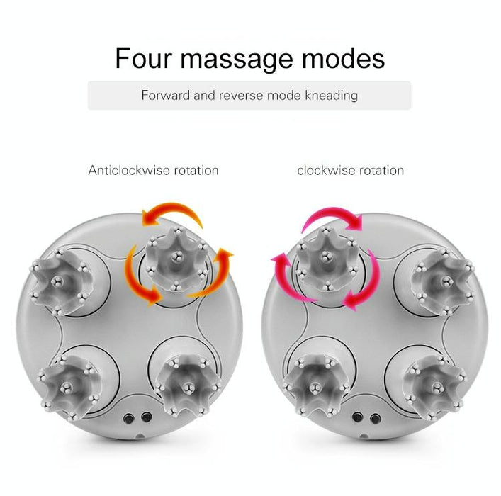 Smart Electric Scalp Massager White