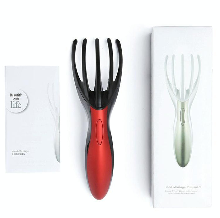 Rechargeable Mini Head Massager Comb White