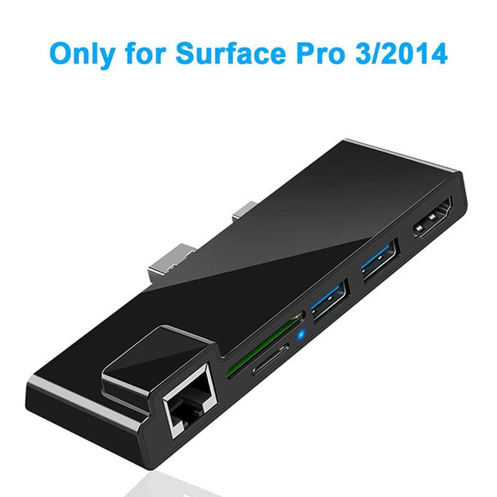 4K Hdmi Adapter With Usb Rj45 And Sd / Tf Reader