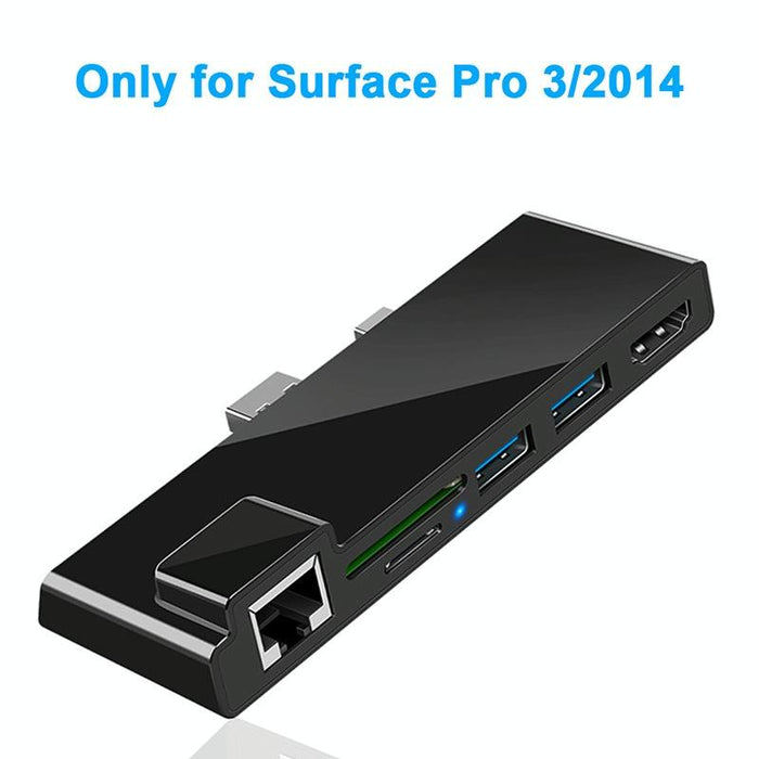 4K Hdmi Adapter With Usb Rj45 And Sd / Tf Reader