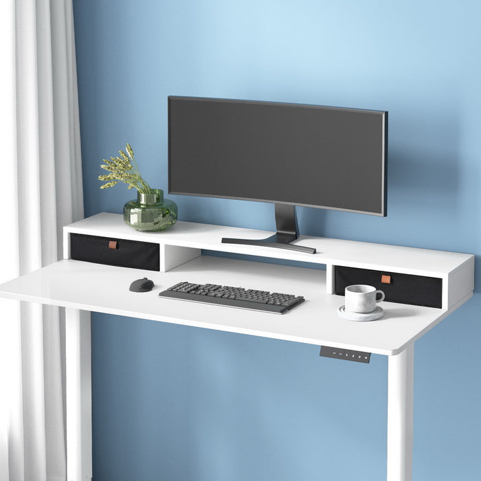 Removable Standing Desktop With Storage Rack