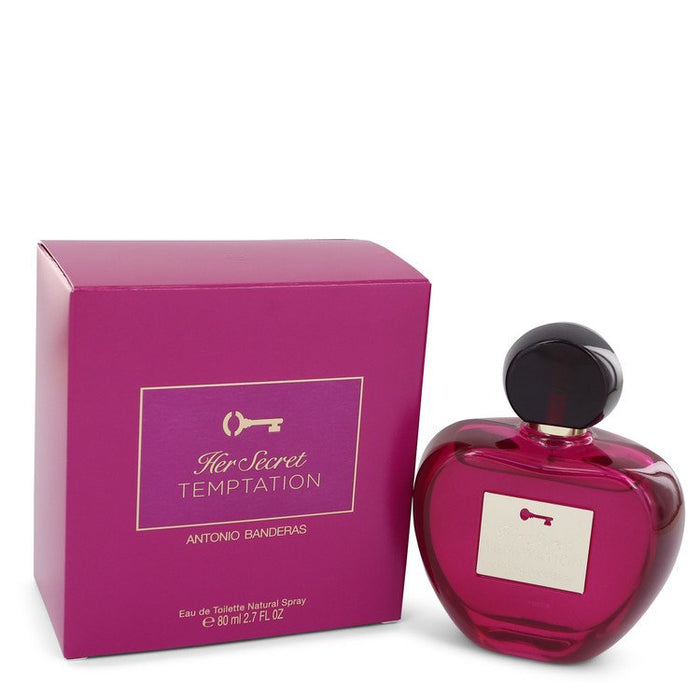Her Secret Temptation Eau De Toilette Spray By Antonio Banderas For Women-80 Ml