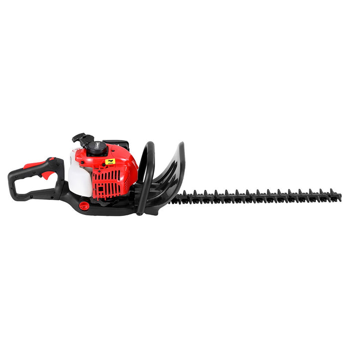 25.4Cc Petrol Hedge Trimmer 24" Dual Blade Tree Grass Garden Tool