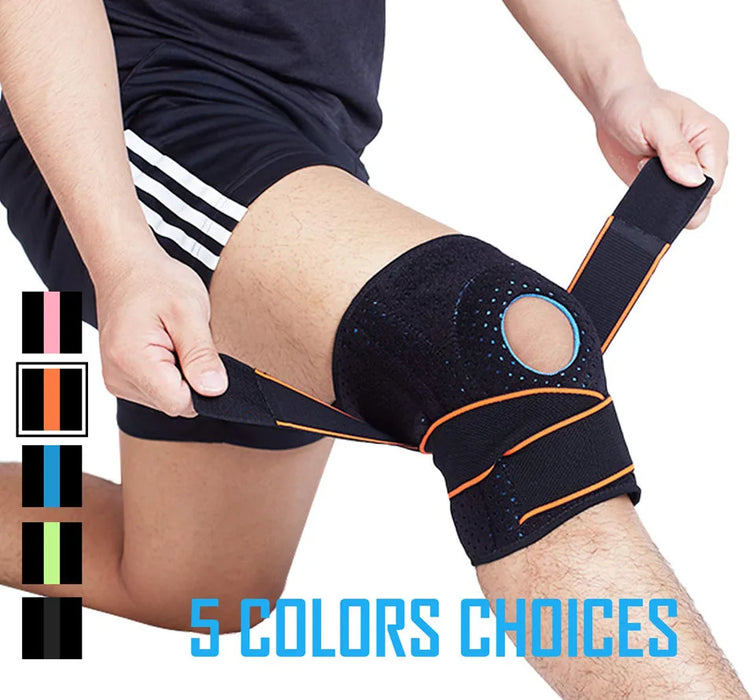 Quick Dry Knee Support With 4 Springs Sports Kneepad Brace