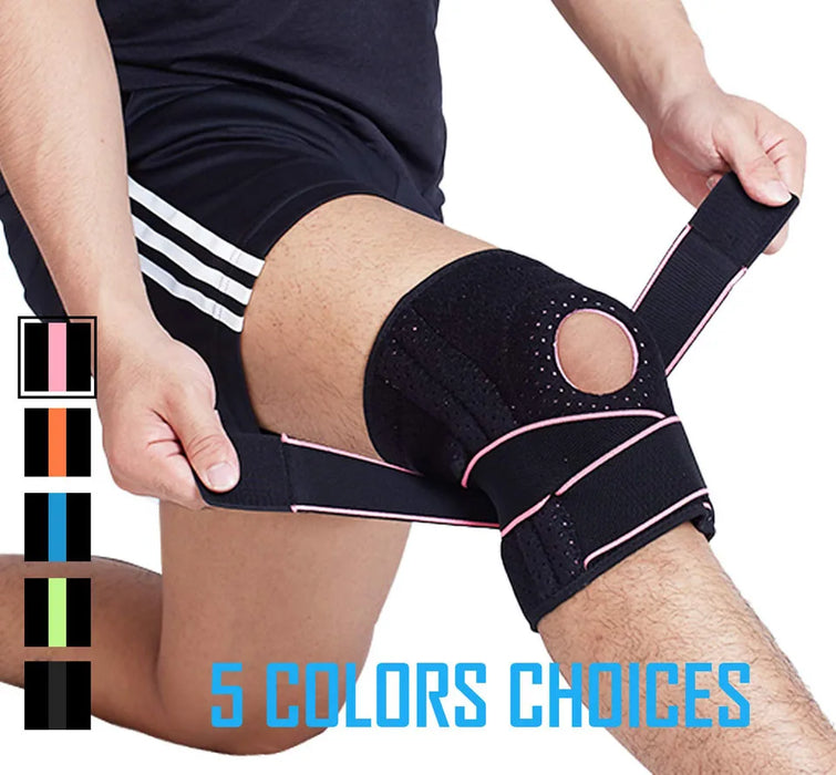 Quick Dry Knee Support With 4 Springs Sports Kneepad Brace
