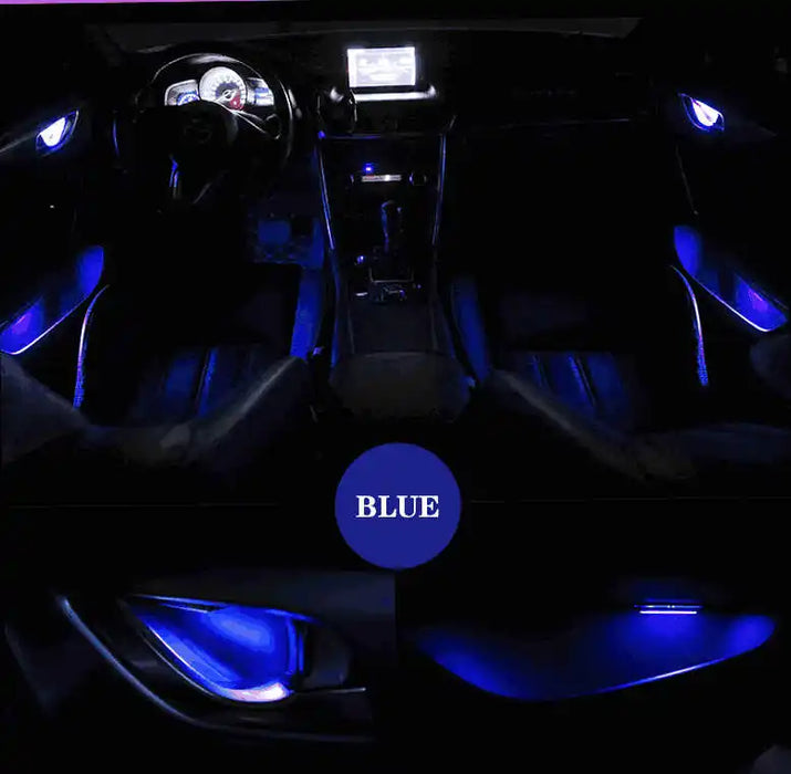 Universal Car Door Interior Led Atmosphere Lights 4Pcs